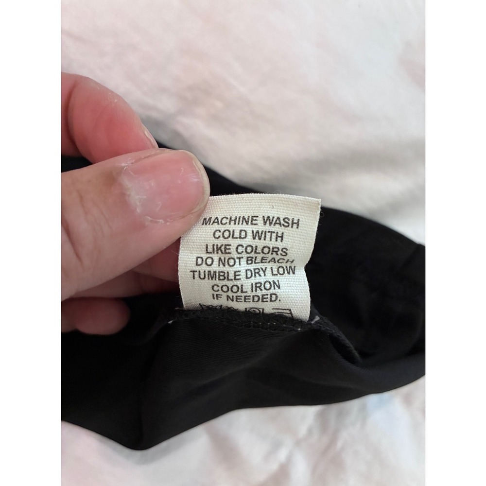 Black Polyester Tiered Skater Skirt Size 2X -‎ Made in India - Picture 3 of 10
